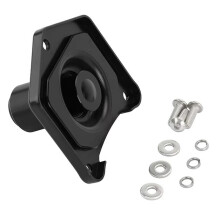 Tapa del solenoide de derivación mecánica compatible con Harley Big Twin, aluminio CNC con botón de arranque integrado.
