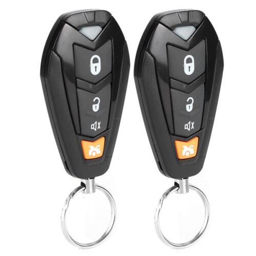 Keyless Central Locking Kit with 3 Button Remote Control, 60-80 Metre Range Compatible with 405-L401 for Remote Lock Unlock