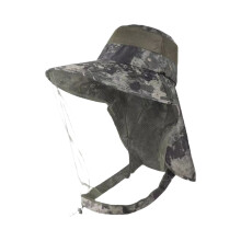 (Camouflage Hat Olive) UV Mosquito Net Hat for Outdoor Fishing & Camping