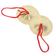 Alloy Small Finger Cymbals for Belly Dance with Clear Crisp Sound and Comfortable Fit