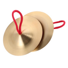 Copper Finger Cymbals Clear Crisp Sound ChildFriendly Size for Dance Rhythm and Music Education