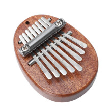 Kalimba Thumb Piano Portable Wooden Mini Instrument for Beginners Travel Size Ergonomic Shape