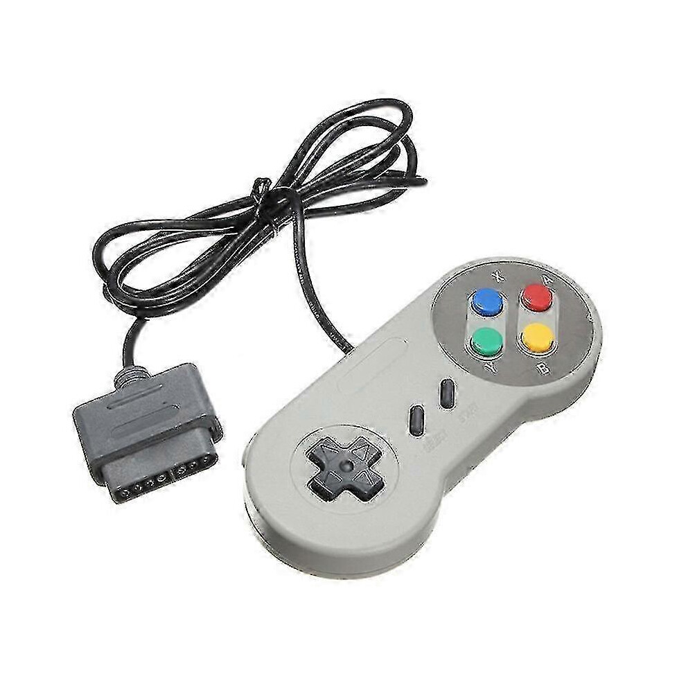 Snes Controller Compatible With Nintendo Snes, Durable Wired Gamepad, Replacement Controller For Classic Gaming 6901508435797