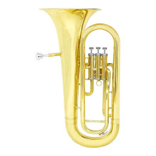 Professional Bb Euphonium Brass Instrument 3 Valve Lightweight Design with Warm Rich Tone