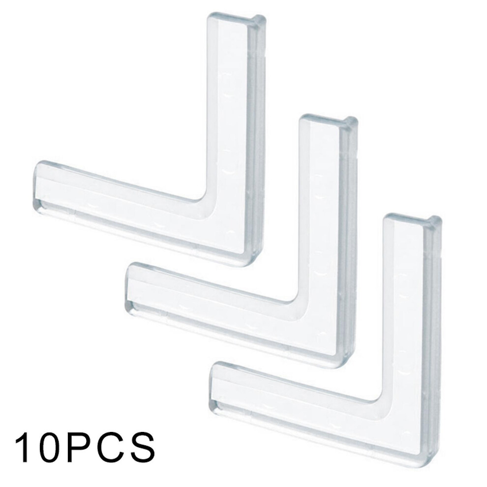 Pvc Corner Protectors, 60Mm Soft Pvc, Child Elderly Safety Table Guards, Pack Of 10 With 3M Adhesive For Corner Protection 6901508450127