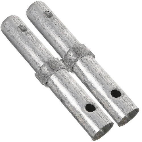 Scaffolding Pin Connector, 2 Pieces Solid Iron with High Load-Bearing Capacity, Reusable Thickened Design for Secure Assembly