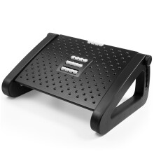 Ergonomic Foot Rest with Height Adjustable Design and Non Slip Support for Under Desk Office Comfort