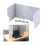 Foldable Acoustic Desk Privacy Panel for Noise Reduction, Freestanding Polyester Divider 60cm 1