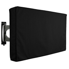 Funda TV Exterior Compatible con Soporte Pared y Techo, Impermeable Poliéster 50-65 Pulgadas