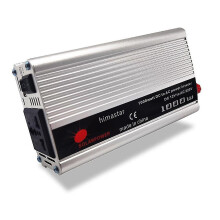 Inverter di potenza per auto da 500 W, da 12 V a 220 V CA, efficienza dell'85%, con porta USB e alloggiamento in lega di alluminio.