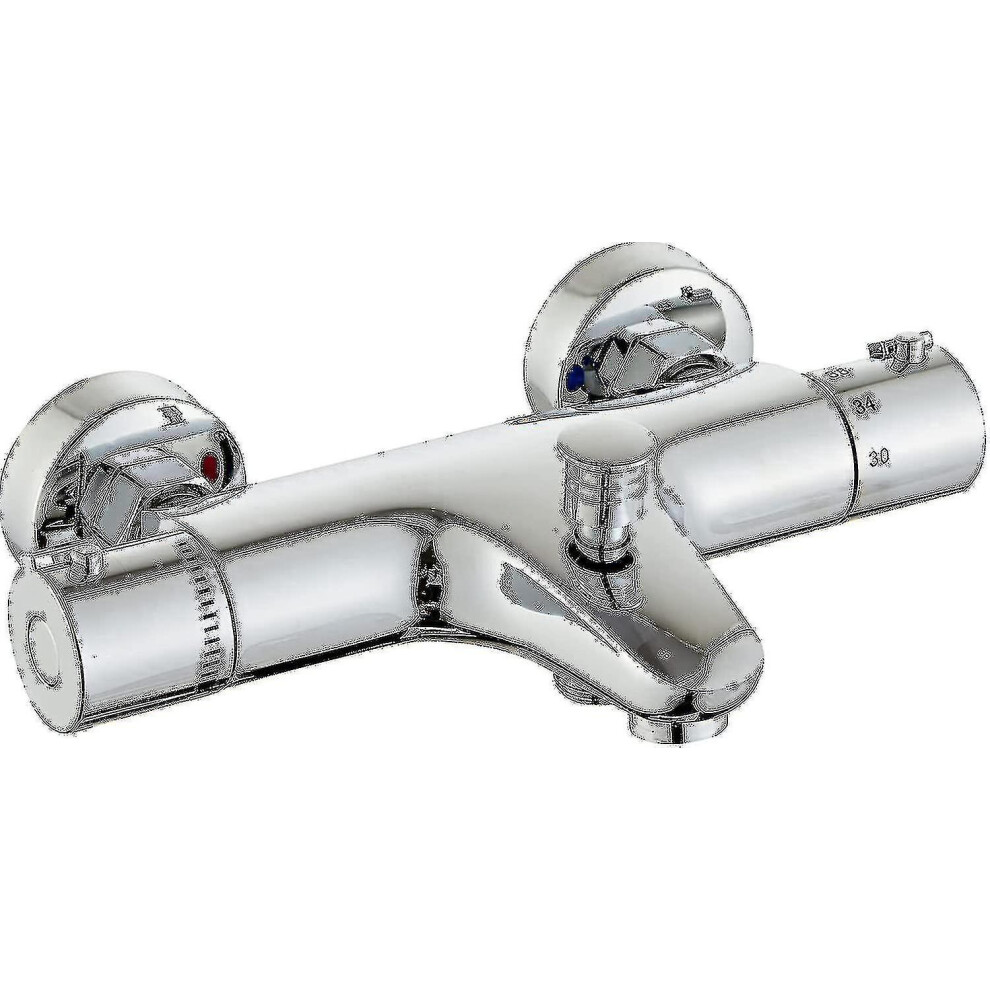 Thermostatic Shower Mixer With Anti-Scald Valve, Solid Brass Construction, Saves 40% Water 6901508461826