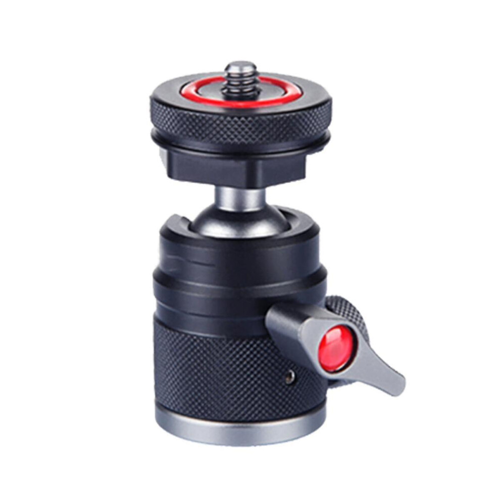 360 Rotating Gimbal Head Compatible With Camera And Smartphone, All-Metal Pan-Tilt, Detachable Mount, 40X38x65mm 6901508464582
