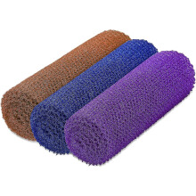 African Bath Sponges 3-Piece Set, Extra Long 80cm Nylon Mesh, Durable Exfoliator for Back Feet, 3 Colour Options