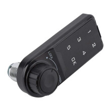 Touch Screen Keypad Lock, ABS Black Electronic Code Lock for Home, Hotel, Gym