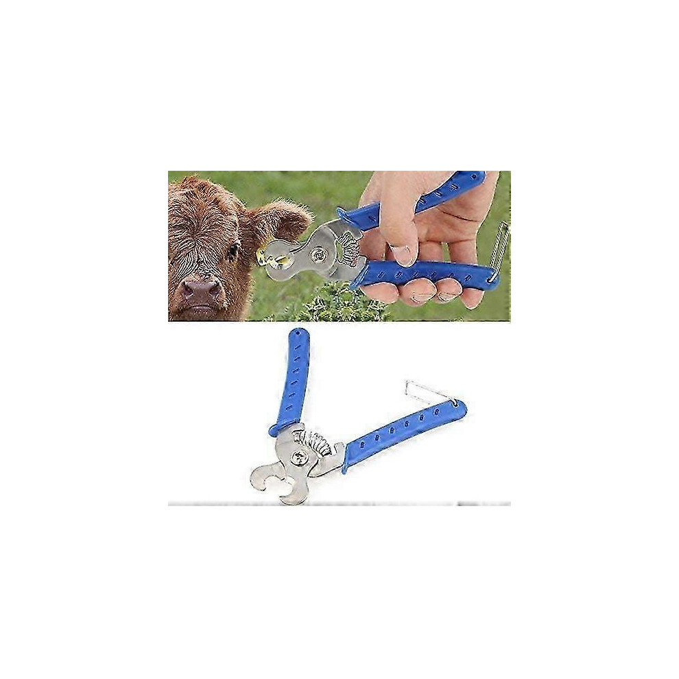 Ear Tag Removal Pliers, Stainless Steel Blade Anti-Slip Handle For Reusable Livestock Tags, Saves Effort 6901508478879
