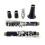 Professional Wooden Bb Clarinet with Silver Plated Keys, Durable Solid Wood, Beginner Friendly 1