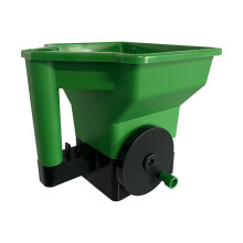 Portable Hand Crank Lawn Seeder & Fertilizer Spreader