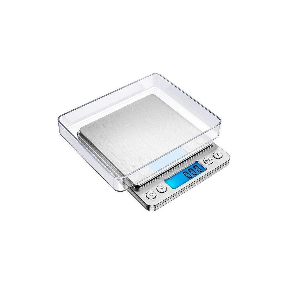 Precision Pocket Scale With 0.01G Accuracy And 500G Capacity, Stainless Steel Platform, Backlit Lcd, Includes Two Trays 6901508531086