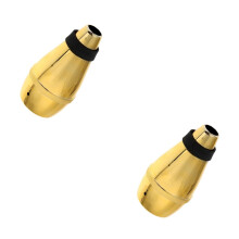 Trumpet Practice Mute 2pcs, Lightweight Plastic, Golden, Quiet Practice Silencer