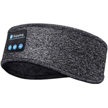 Banda deportiva con auriculares Bluetooth para dormir, máscara de sueño 3 en 1, 10 horas de batería, altavoces delgados