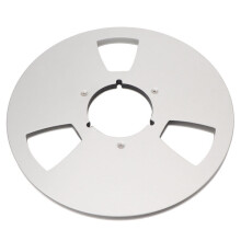 Bobine Vierge en Alliage d'Aluminium 10 Pouces Compatible avec Enregistreurs à Bandes 1/4 de Pouce, Design 3 Trous Résistant à l'Usure