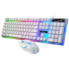 Tastiera Meccanica e Mouse da Gaming con Switch Tattici, Design Ergonomico per PC e Ufficio