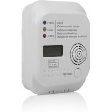 Détecteur de Monoxyde de Carbone avec Affichage Numérique PPM et Température - Alarme 85dB, Capteur 7 Ans