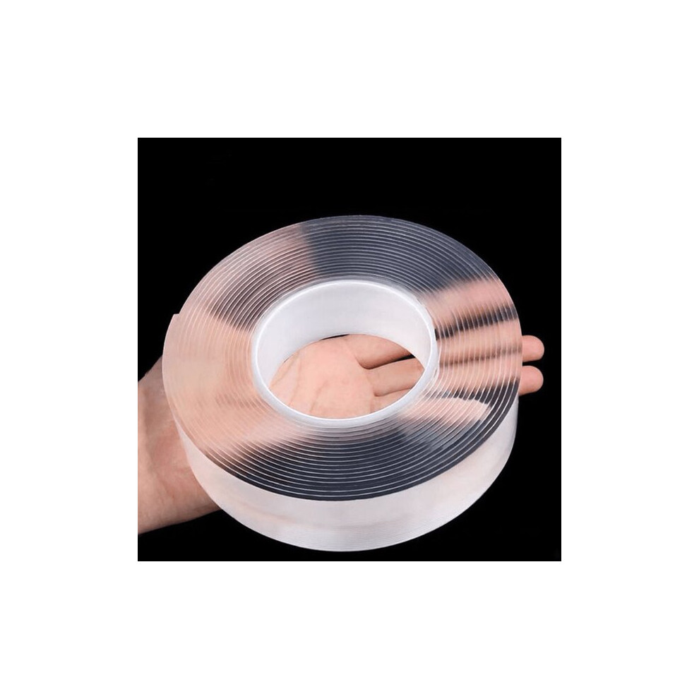 Double-Sided Adhesive Tape, Transparent Reusable For Walls And Furniture, Strong Hold 6901508506718