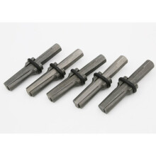 Professional Stone Splitting Tools, 5 x 18mm Steel Wedges, 10.5cm Length for 50mm Deep Holes, Durable Vanadium Alloy Construction