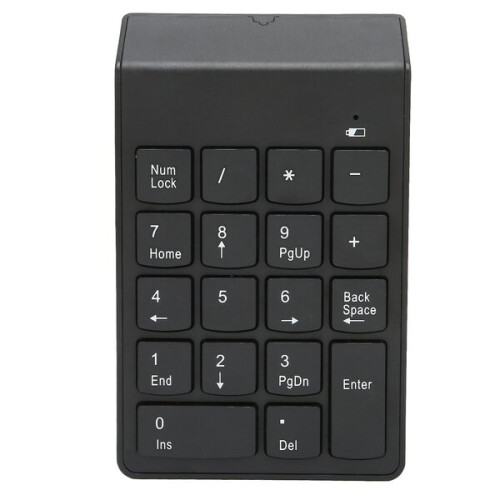 18-Key Portable Number Pad Compatible with Windows and Android Tablet, 2.4GHz Wireless USB Numeric Keypad with Stable Connection