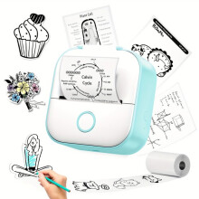 Portable Photo Printer compatible with iOS Android, Mini Wireless for Journaling and Creative Projects