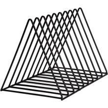 Organizador de Mesa Triangular com 9 Divisões, Estrutura de Ferro, 26x18x18 cm, para Estabilidade