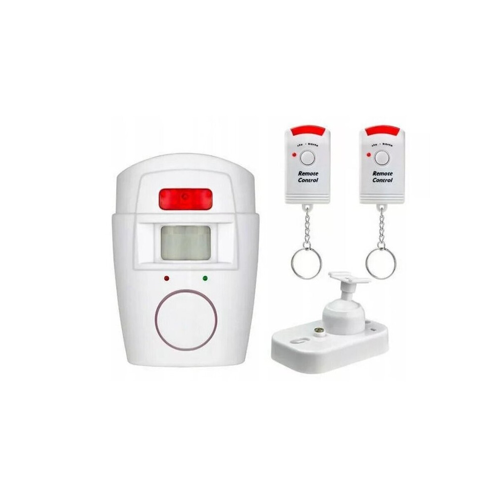 Bs-02 Model Motion Sensor Alarm, 105Db Siren, 8 Metres Range With Two Remotes For Home And Outdoor Security 6901508539426