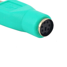 Adattatore PS/2 a USB Compatibile con Tastiere e Mouse PS/2, Connettore Femmina PS/2 a Maschio USB