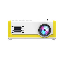 Projetor Mini com Suporte a 1080P, Design Portátil para Uso Indoor e Outdoor, Vida Útil da Lâmpada de 30000 Horas