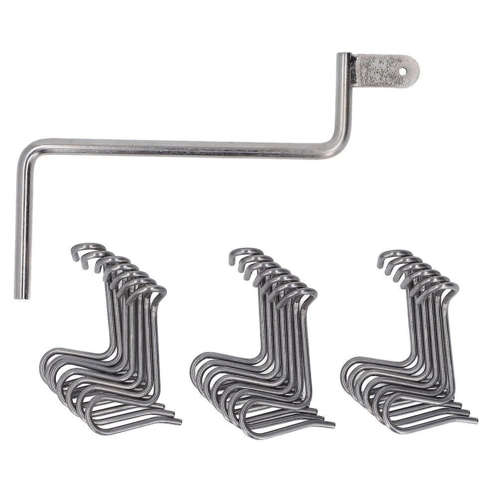 Fence Wire Tightener Kit, Reusable Steel Clips With Tightening Handle For Sagging Wire Repair 6901508608269