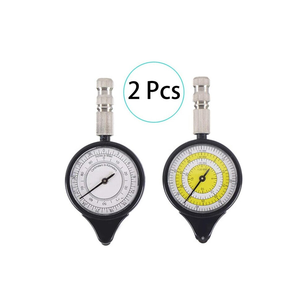 Map Distance Measurer With Aluminium Alloy Construction, Accurate Measurement Tool For Hiking, Camping And Route Planning 6901508518995