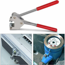 Sealing Pliers with 20 Lead Seals 20 Wires, Anti-slip Shock-Resistant Handle for Meter Sealing