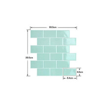 Peel and Stick Wall Tiles, Waterproof and Removable without Damage, for Bathroom Shower Area and Kitchen Backsplash