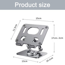 Supporto regolabile per laptop con raffreddamento ventilato, rotazione doppio asse, compatibile con dispositivi 4.7-12 pollici, base pieghevole
