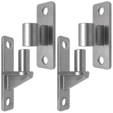 Stainless Steel Hinge for Heavy Duty Gate, 600 Pound Capacity, Non-Welded 304 Construction, 5/8 Inch Pin, Wall Mount, 4 Pack