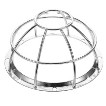 Kollisions- und explosionsgeschützte Abdeckung für Rauchmelder, Eisenkonstruktion, Silber, 13,2 cm x 13,2 cm x 6,2 cm, Schutzgehäuse