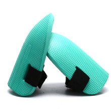 Protective Knee Pads with Soft Foam Padding, Adjustable Strap for Gardening DIY, 1 Pair, Black/Green, 19x14cm