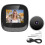 Campainha de Vídeo com Câmera de 0.3MP e Tela de 2.4 Polegadas, Memória Integrada, Plástico ABS para Porta de Casa Plana 3