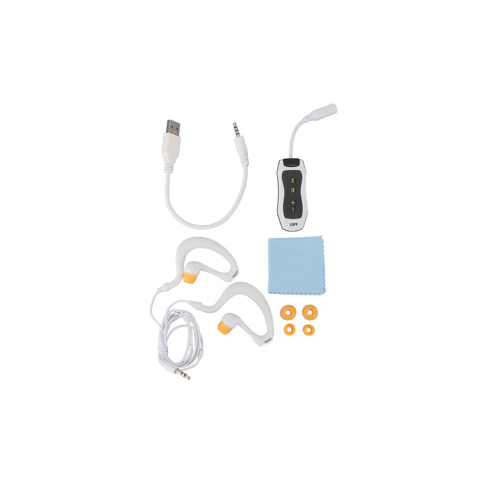 Waterproof Ipx8 Mp3 Player For Swimming And Sports, 8Gb Memory, Hydrodynamic Design With Enhanced Bass 6901508535862