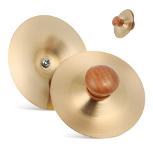 Brass Finger Cymbals for Belly Dance with Clear Bright Tone, Durable Metal Build, Beginner Friendly