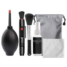 Kit de Limpeza para Câmera com Estojo Impermeável para Lentes Ópticas e Eletrónicos