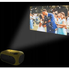 Projetor Portátil Full HD 1080P 3000 Lumens para Cinema em Casa, Filmes ao Ar Livre e Apresentações