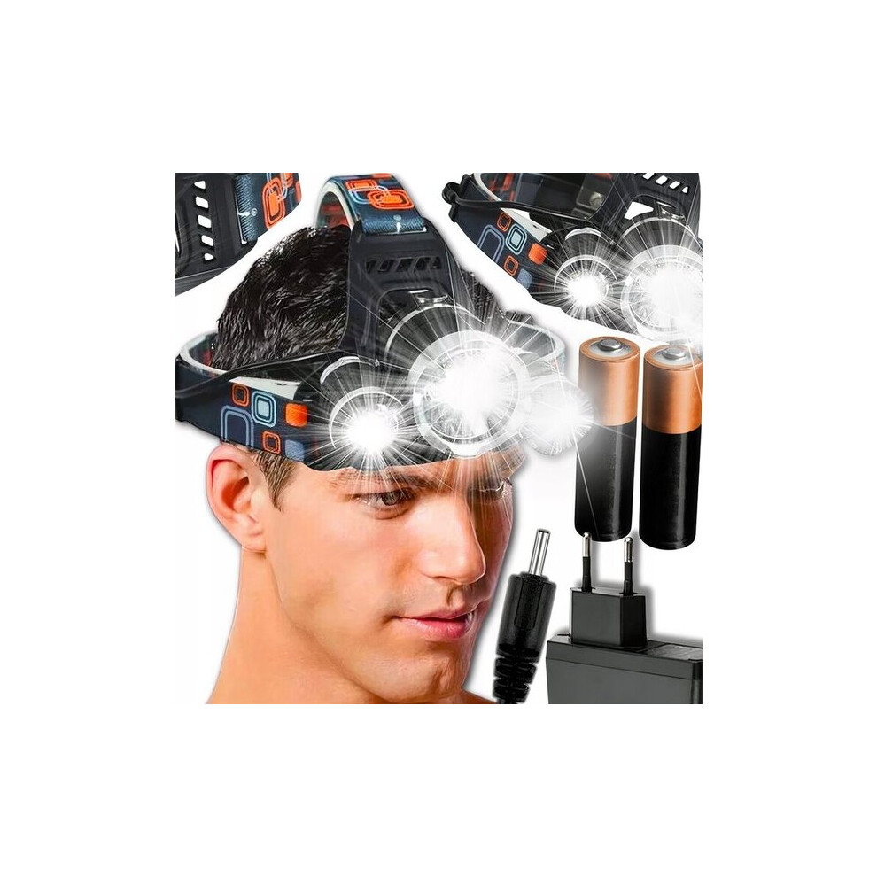Rechargeable Headlamp With 1200 Lumens Bright Dual 1200Mah Batteries, Usb C Charging, 5 Ing Modes For Outdoor Activities Light 6901508547155