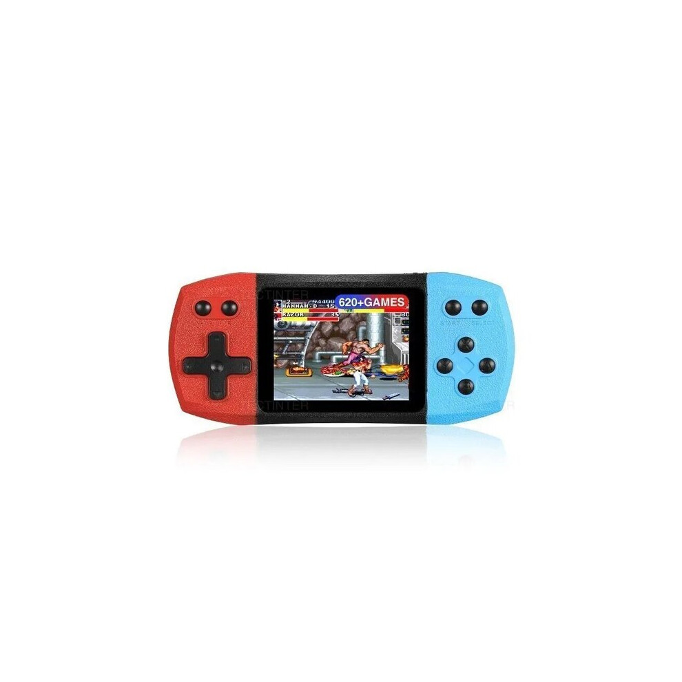 Retro Handheld Game Console With 1020Mah Battery Av Tv Output, 620 Built-In Games, For Family 2-Player Gaming 6901508549791